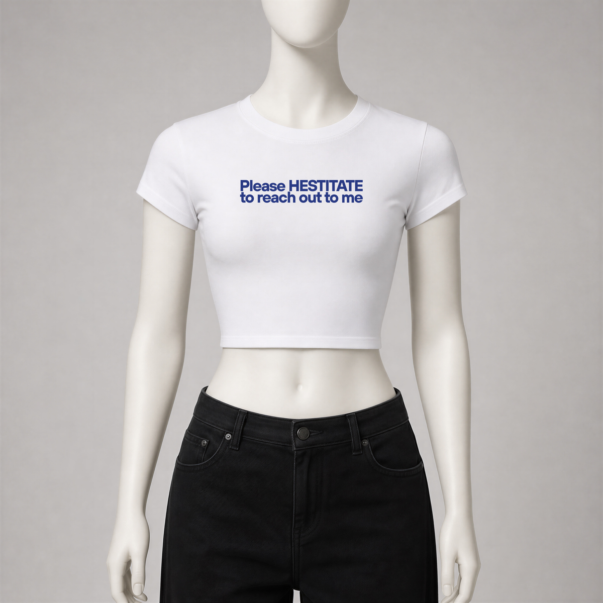 Hesitate in public tee